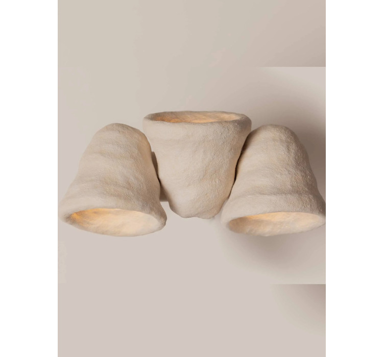 Керамічний бра Pecherna sconce 'three' (Bells together)6